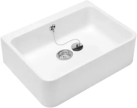 Villeroy & Boch O.novo - Keramický dřez na desku, 50x41 cm, alpská bílá 