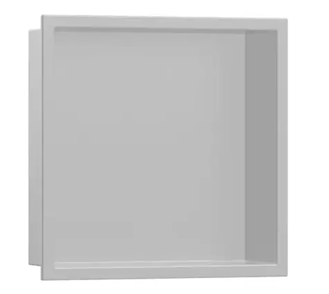 Hansgrohe XtraStoris Original - Výklenek do stěny s rámem | 30x30x10 cm | betonově šedá