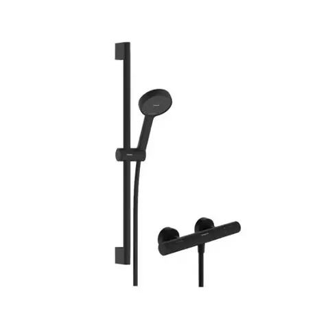Hansgrohe Activera Select S - Sprchový set s termostatem | 2 proudy | EcoSmart | matná černá