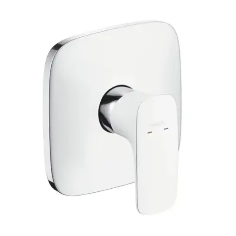 Hansgrohe - Sprchová baterie pod omítku, bílá/chrom