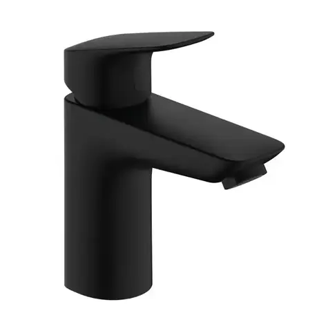 Hansgrohe - Umyvadlová baterie s výpustí Push-Open, EcoSmart, matná černá