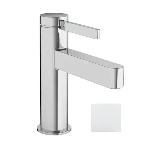 Hansgrohe - Umyvadlová baterie s výpustí Push-Open, EcoSmart, CoolStart, matná bílá