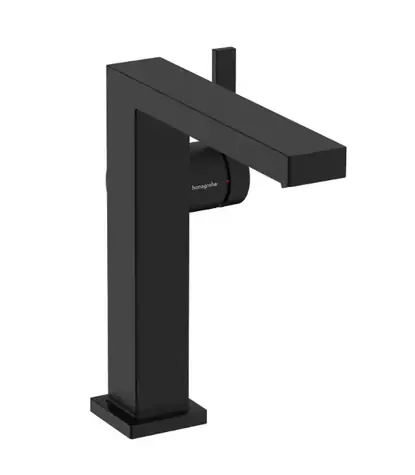 Hansgrohe - Umyvadlová baterie s výpustí Push-Open, CoolStart, EcoSmart, matná černá