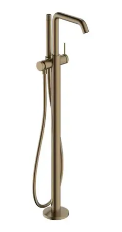 Hansgrohe - Vanová baterie do podlahy, kartáčovaný bronz