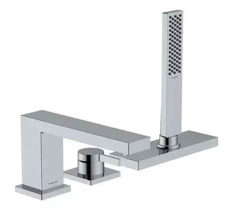 Hansgrohe - Baterie na okraj vany, 3-otvorová instalace, sBox, chrom