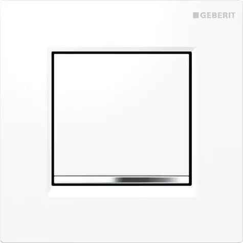 Geberit - Ovládání splachování pisoáru, bílá/lesklý chrom
