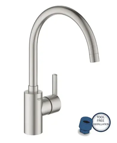 Grohe - Dřezová baterie, supersteel