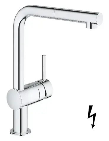 Grohe - Dřezová baterie s výsuvnou koncovkou, chrom
