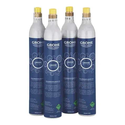 Grohe - Karbonizační lahev CO2 425 g, 4 ks