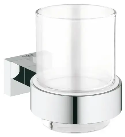 Grohe Essentials Cube - Sklenička s držákem chrom