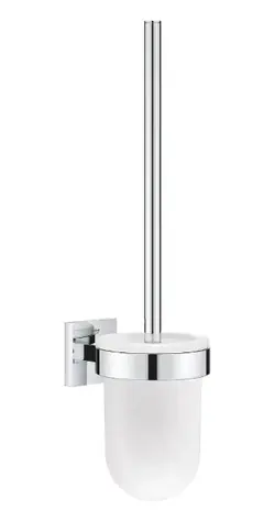 Grohe QuickFix Start Cube - WC štětka nástěnná s držákem sklo/chrom
