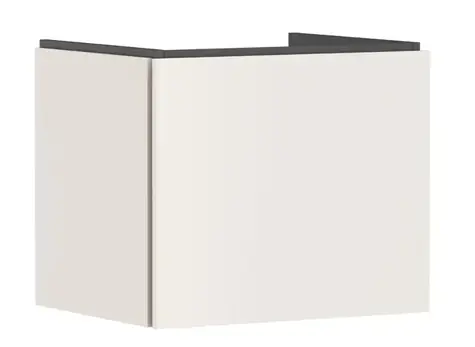 Hansgrohe - Umyvadlová skříňka, 50x58x47 cm, 1 zásuvka, matná béžová