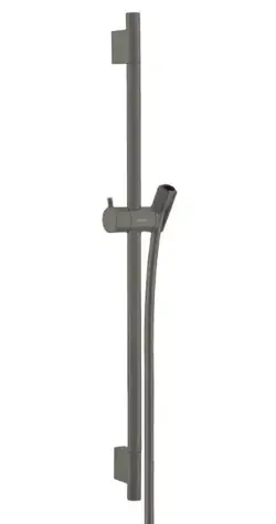 Hansgrohe - Sprchová tyč 65 cm se sprchovou hadicí, kartáčovaný černý chrom