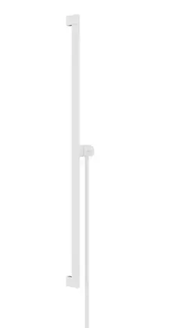 Hansgrohe - Sprchová tyč 95 cm, se sprchovou hadicí, matná bílá