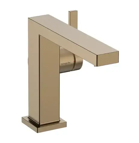 Hansgrohe - Umyvadlová baterie s výpustí Push-Open, CoolStart, EcoSmart, kartáčovaný bronz