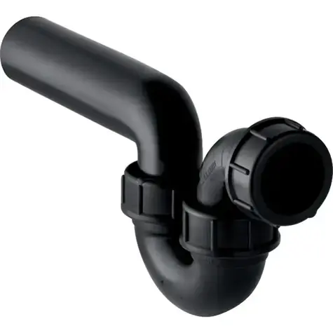 Geberit - Zápachová uzávěrka pro dřez, se svěrným šroubením, přívod/vývod vodorovný, d 50 mm, d1 50 mm