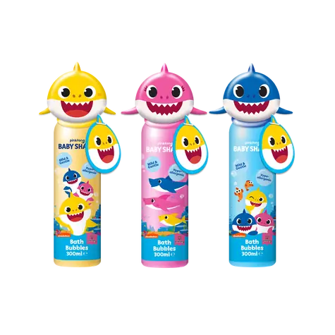 BABY SHARK Bath Bubbles & Topper Yellow / pěna do koupele 300 ml