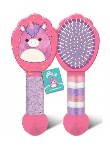 Corsair Toiletries SQUISHMALLOWS Hair Brush & 6 Hair Bobbles - kartáč na vlasy a gumičky do vlasů 6 ks / od 3 let
