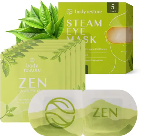 Body Restore Steam Eye Mask Green Tea / maska na oční okolí / 5ks