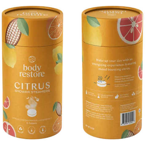 Body Restore Citrus Shower Steamers / tablety do sprchy / vůně Mix / 6 ks