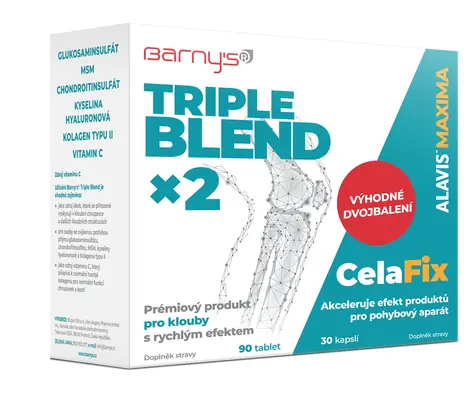 Barnys Triple Blend ×2 90 tablet + 30 kapslí / kloubní výživa