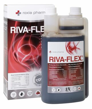 Roxia Pharma RIVA-FLEX 1000ml / doplněk stravy s antioxidanty pro klouby | vazy | šlachy | kůži a imunitu
