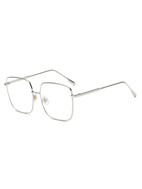 VeyRey Brýle blokující modré světlo hranaté Ernstep stříbrné