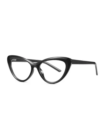 VeyRey Dámské brýle proti modrému světlu cat-eye Pernill černá