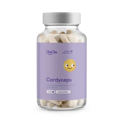OlaOla Cordyceps podporující kondici / 60 kapslí