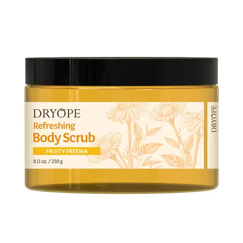 DRYOPE Refreshing Body Scrub Fruity Freesia 230g / tělový peeling