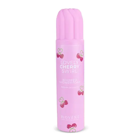 Biovene Nadýchaná sprchová pěna Lovely Cherry Swirl / 250ml
