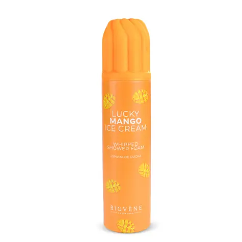 Biovene Nadýchaná sprchová pěna Lucky Mango Ice Cream / 250ml