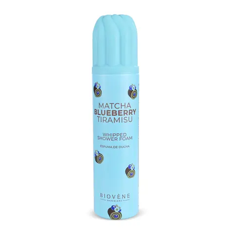 Biovene Nadýchaná sprchová pěna Matcha Blueberry Tiramisu / 250ml