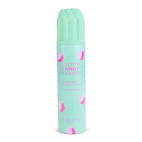 Biovene Nadýchaná sprchová pěna Cotton Candy Burrito / 250ml