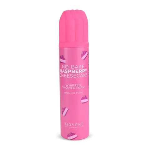 Biovene Nadýchaná sprchová pěna No-Bake Raspberry Cheesecake / 250ml