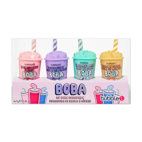 Bubble T Lip Balm Gift Set 3 x 4.5 g / Dárková sada balzámů na rty