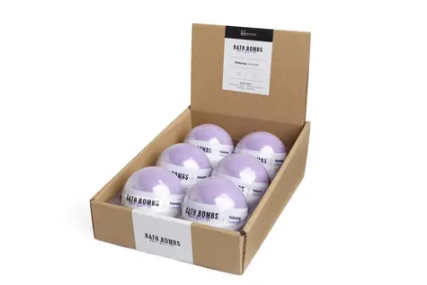 IDC Institute Bath Bombs Pure Energy Lavender 250 g / Šumivá bomba do koupele