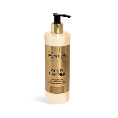 IDC Institute Body Lotion Gold Shimmer 400 ml / Třpytivé tělové mléko