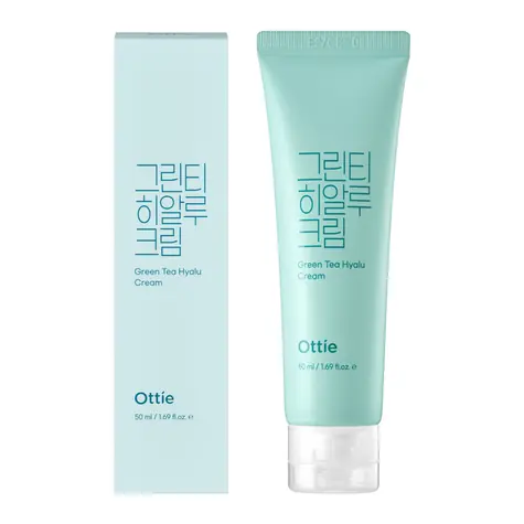 Ottie Green Tea Hyalu Cream 50 ml / Pleťový krém