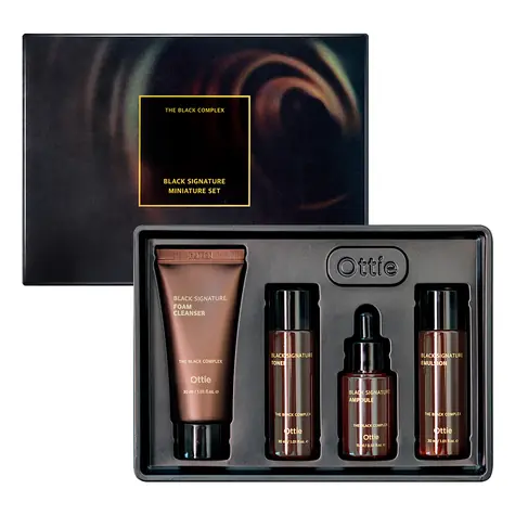 Ottie Black Signature Miniature Set 4 ks (3 × 30 ml + 15 ml) / Sada miniatur