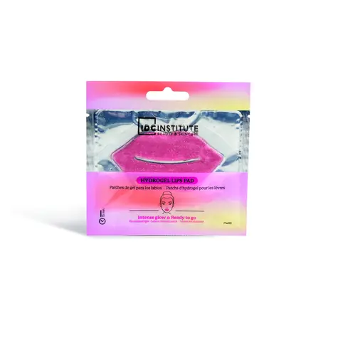 IDC Institute Glitter Lip Pads Pink / Třpytivé polštářky na rty růžové