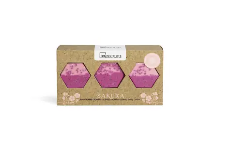IDC Institute Zen Bath Tablets 3 x 35 g Sakura / Zen koupelové tablety