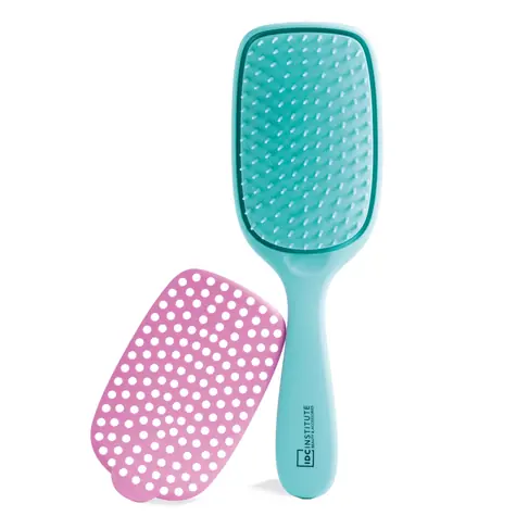 IDC Institute Easyclean Detangling Brush Green / Rozčesávací kartáč zelený