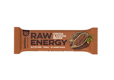 Bombus Raw Energy 50 g cocoa cocoa beans