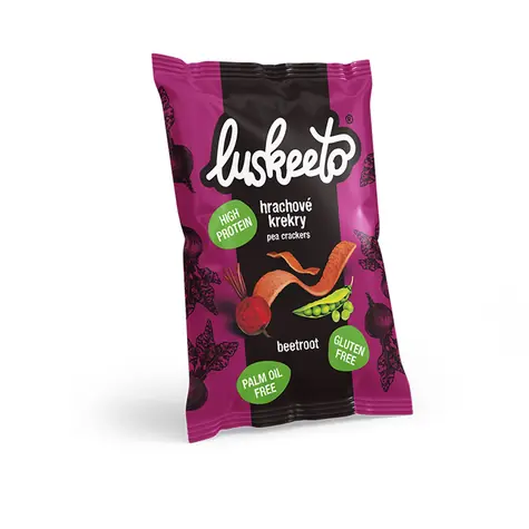 Luskeeto Luštěninové Krekry 40 g řepové