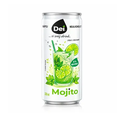 Dei Nealkoholický Perlivý Nápoj mojito 330 ml