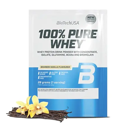 BioTech 100% Pure Whey 28 g bourbon vanilla