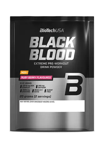 BioTech Black Blood NOX+ ruby berry 20 g