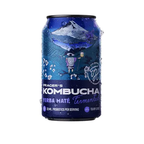 Prager's Kombucha 330 ml yerba maté