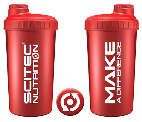 Scitec Nutrition Šejkr 700 ml červená (make a difference)